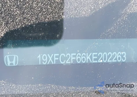 2019 Honda Civic Lx z USA, uszkodzony, nr VIN 19XFC2F66KE202263